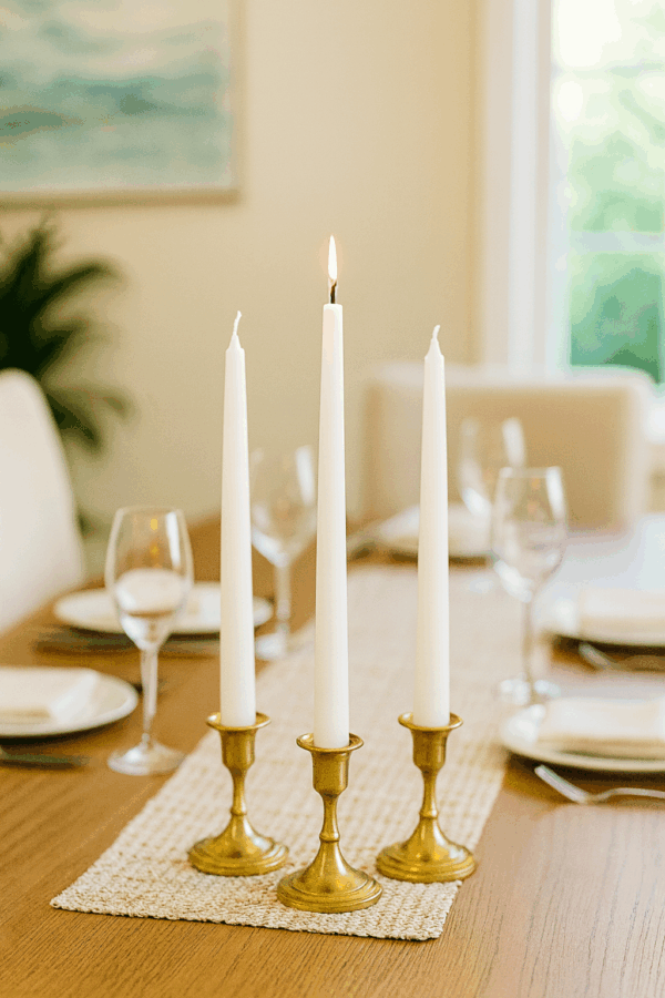 dinner candles Dinner candles in classic tapered shape – CANDLE MAKERS South Africa