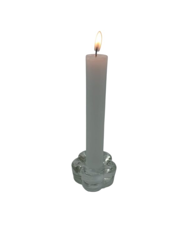 glass holder flower setting Glass Candle Holders