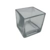 glass holder square 8x8cm Glass Candle Holders